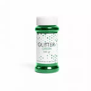 Irtoglitter Vihreä, 100 g purkki