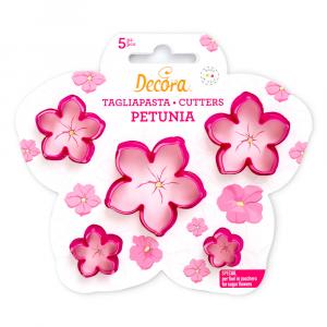 Petunia koristelumuottisetti, 5 osaa