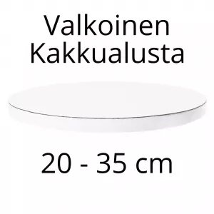 Kakkualusta, Valkoinen pyöreä