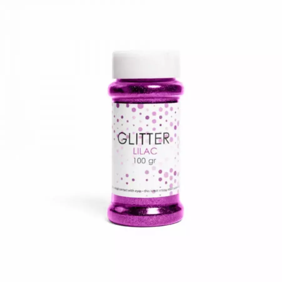 Irtoglitter Liila, 100 g purkki 