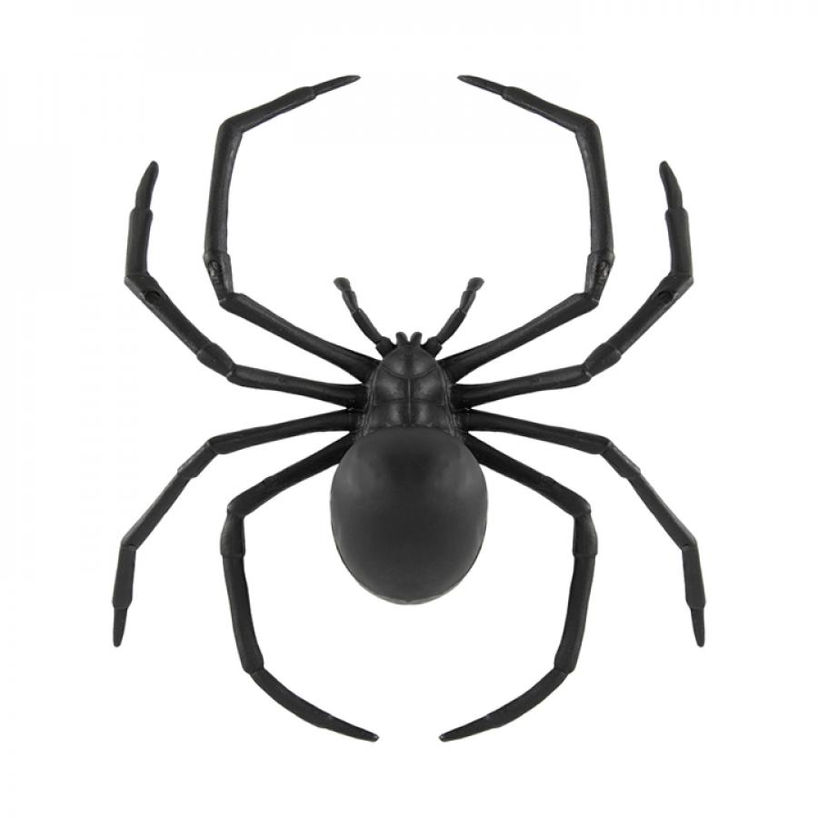 Muovinen iso hämähäkki, Black Widow, 1 kpl