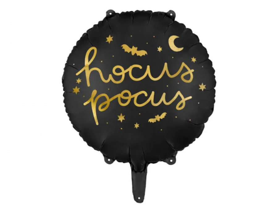 Hocus pocus foliopallo musta, 45 cm